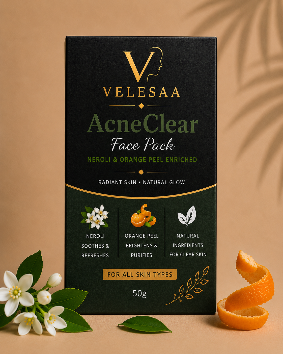 Velesaa AcneClear Face Pack | Acne Care & Oil Control